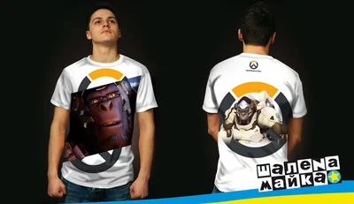 Футболки с полной запечаткой: overwatch winston